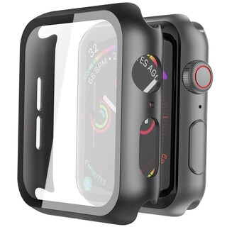 Foto 1 | Foto 1 | Funda + Cristal Templado Para Apple Watch Misxi 2 De 44 Mm Color Negro - Venta Internacional.