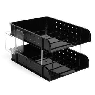 Foto 1 | Foto 1 | Bandeja Organizadora Apilable Para Cartas Sanwich Tamaño A4 Color Negro - Venta Internacional.