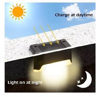 Foto 2 | Foto 2 | Paquete De 16 Unidades De Lámparas Solares Led Para Balcón Escaleras Pared Jardín - Venta Internacional.