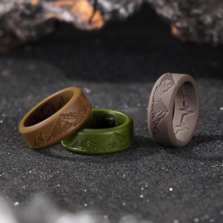 Foto 3 | Foto 3 | Anillos De Silicona King Will Rubber Para Hombre 3 Unidades - Venta Internacional.