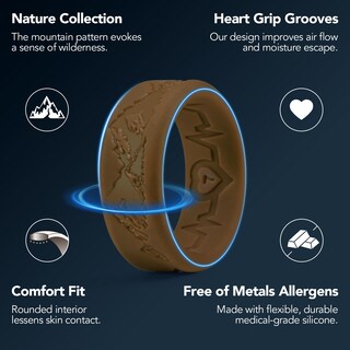 Foto 4 | Foto 4 | Anillos De Silicona King Will Rubber Para Hombre 3 Unidades - Venta Internacional.