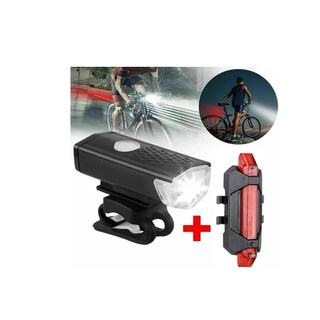 Foto 1 | Foto 1 | Kit De Luces Led Delanteras Y Traseras Impermeables Recargables Delanteras Y Traseras - Venta Internacional.