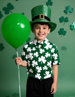 Foto 4 | Foto 4 | Polo Roseelf Del Día De San Patricio Para Niños Y Niñas - Venta Internacional.