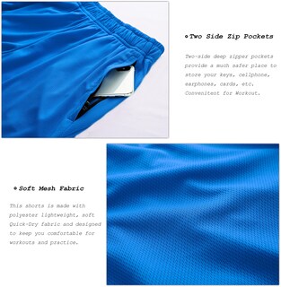 Foto 4 | Foto 4 | Pantalones Cortos De Entrenamiento Para Correr G Gradual Paquete De 2 Para Hombre Negro/azul - Venta Internacional.