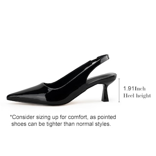 Foto 2 | Foto 2 | Zapatos De Tacón Heelchic Para Mujer Negros Destalonados Con Forma De Gatito 5 Cm - Venta Internacional.