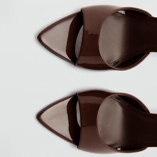 Foto 4 | Foto 4 | Mules Riekhany De Tacón Alto Para Mujer Sin Cordones Punta Puntiaguda - Venta Internacional.