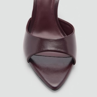 Foto 5 | Foto 5 | Mules Riekhany De Tacón Alto Para Mujer Sin Cordones Punta Puntiaguda - Venta Internacional.