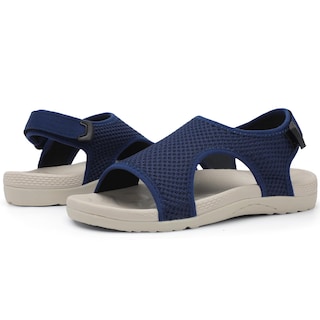 Foto 7 | Foto 7 | Sandalias De Senderismo Xihalook Para Mujer Color Azul Marino Con Soporte En El Arco Talla 9us - Venta Internacional.