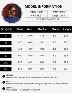 Foto 6 | Foto 6 | Camisa Coofandy Vacation Henley Cotton Para Hombre De Manga Corta - Venta Internacional.