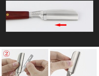 Foto 4 | Foto 4 | Maquinilla De Afeitar Profesional De Filo Recto Con 15 Cuchillas Plateadas - Venta Internacional.