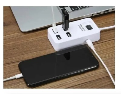 Foto 2 | Foto 2 | Cargador Multipuerto Usb 4 Puertos Usb 2.0 Cable De 1 2 M - Venta Internacional.