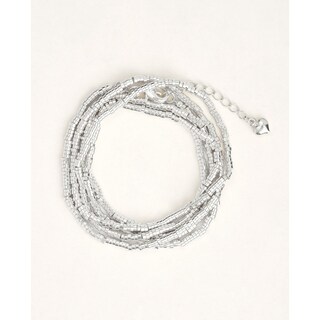 Foto 1 | Foto 1 | Pulsera Cantarina Jo Para Mujer Bronce Bañado En Plata 80 Cm - Venta Internacional.
