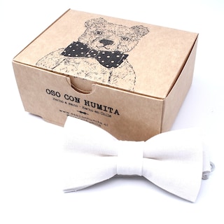 Foto 4 | Foto 4 | Pajarita De Lino Para Hombre Adulto Con Humita Preatada - Venta Internacional.