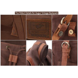 Foto 5 | Foto 5 | Mochila Augur De Lona Vintage De Gran Capacidad Para Viajes - Venta Internacional.