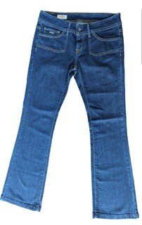 Foto 7 | Foto 7 | Jeans Largo Mujer Pepe Jeans Pl202025 Azul Oscuro Legging