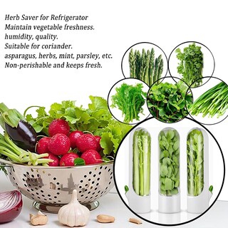 Foto 2 | Foto 2 | Herb Saver Ueoz Para Refrigerador Conservación De Verduras 2 Unidades - Venta Internacional.