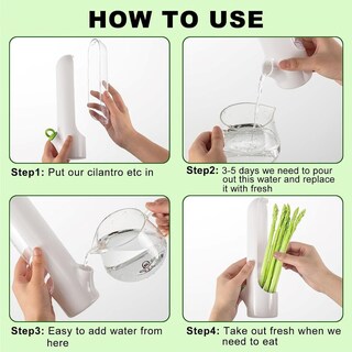 Foto 3 | Foto 3 | Herb Saver Ueoz Para Refrigerador Conservación De Verduras 2 Unidades - Venta Internacional.