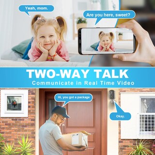 Foto 5 | Foto 5 | Cámara De Seguridad Vision Well 1080p Batería Wifi Ai Motion - Venta Internacional.
