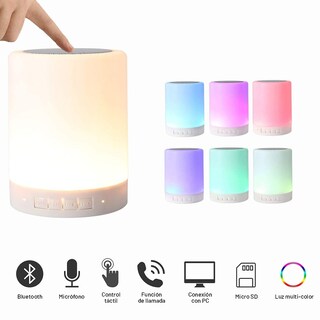 Foto 2 | Foto 2 | Altavoz Inalámbrico Con Lámpara Táctil Bluetooth 3w 1200mah - Venta Internacional.