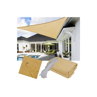 Foto 1 | Foto 1 | Toldo Triangular Shade Sail De 350 X 350 X 350 Cm Con Filtro Uv Color Beige - Venta Internacional.