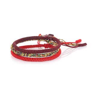 Foto 1 | Foto 1 | Pulsera Colorida Con Nudos Budistas Tibetanos Hechos A Mano - Venta Internacional.