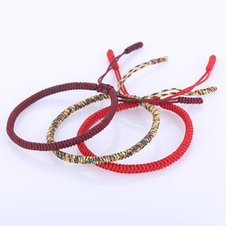 Foto 2 | Foto 2 | Pulsera Colorida Con Nudos Budistas Tibetanos Hechos A Mano - Venta Internacional.