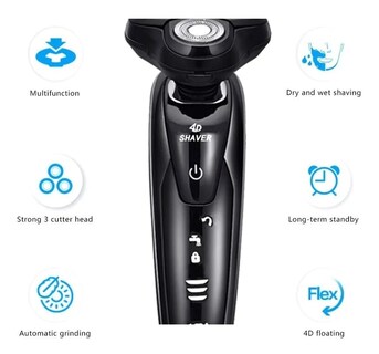 Foto 2 | Foto 2 | Depiladora De Afeitar Recargable Electric Shaver Cutter 031052 - Venta Internacional.