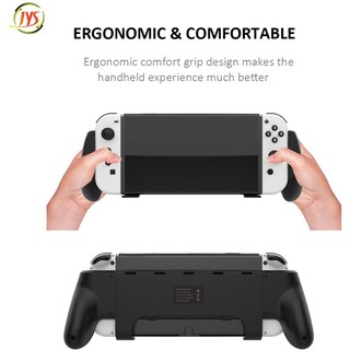 Foto 4 | Foto 4 | Soporte Grip Case Para Nintendo Switch Oled Color Negro - Venta Internacional.