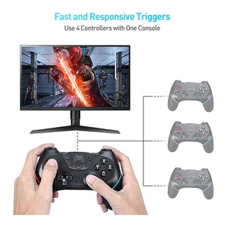 Foto 5 | Foto 5 | Gamepad Bluetooth Nintendo Switch Pro Negro - Venta Internacional.