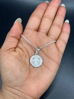 Foto 2 | Foto 2 | Colgante Con Medalla De San Benito En Plata De Ley 925 - Venta Internacional.