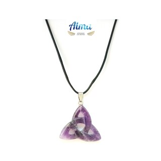 Foto 1 | Foto 1 | Colgante De Cuarzo Amatista Con Símbolo De La Triquetra Celta - Venta Internacional.