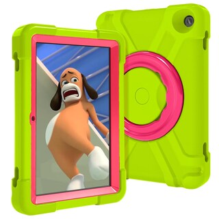 Foto 1 | Foto 1 | Funda De Tablet Akabeila Para Amazon Fire Hd 8 2020/2022 Para Niños Color Verde - Venta Internacional.