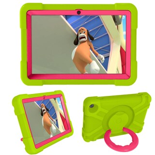 Foto 2 | Foto 2 | Funda De Tablet Akabeila Para Amazon Fire Hd 8 2020/2022 Para Niños Color Verde - Venta Internacional.