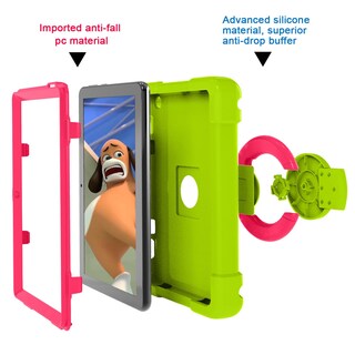 Foto 3 | Foto 3 | Funda De Tablet Akabeila Para Amazon Fire Hd 8 2020/2022 Para Niños Color Verde - Venta Internacional.