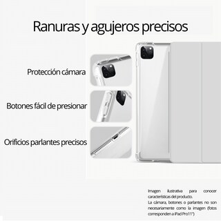 Foto 5 | Foto 5 | Funda Para Ipad 10.9 De Décima Generación Negra Translúcida - Venta Internacional.