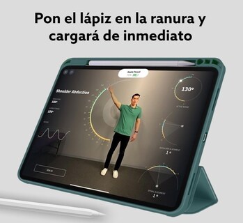 Foto 2 | Foto 2 | Funda Para Ipad Pro 11 M2 4th Gen (2022) Con Ranura Magnética Azul - Venta Internacional.