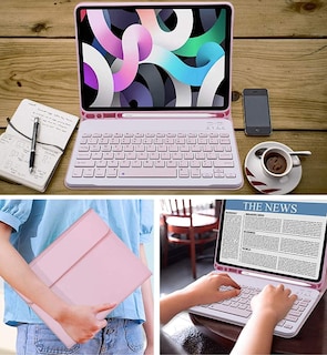 Foto 7 | Foto 7 | Funda Con Teclado Y Ratón Para Galaxy Tab A7 Lite 8.7 - Venta Internacional.