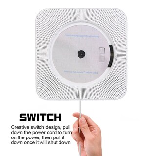 Foto 3 | Foto 3 | Reproductor De Cd De Pared Radio Fm Bluetooth Usb Mp3 Negro - Venta Internacional.