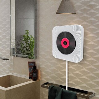 Foto 7 | Foto 7 | Reproductor De Cd De Pared Radio Fm Bluetooth Usb Mp3 Negro - Venta Internacional.