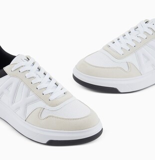 Foto 3 | Foto 3 | Tenis Armani Exchange Sneakers Logo A|x Casual Moda Blanco Para Hombre