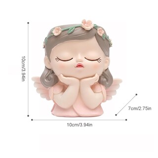 Foto 2 | Foto 2 | Maceta De Resina Con Cabeza De Hada Para Suculentas Con Orificio De Drenaje - Venta Internacional.