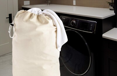 Foto 4 | Foto 4 | Bolsa De Lavandería Handy Laundry De Algodón Extra Resistente Paquete De 2 - Venta Internacional.