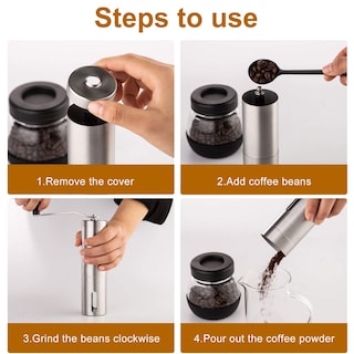 Foto 4 | Foto 4 | Molinillo De Café Paracity Manual De Acero Inoxidable Con Fresa De Cerámica - Venta Internacional.