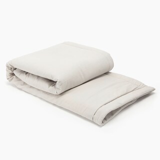 Foto 1 | Foto 1 | Colcha King Size De Algodón Beige Con Detalle De Flecos - Venta Internacional.