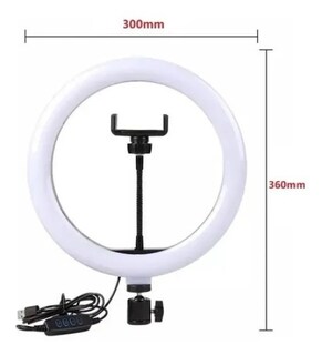 Foto 2 | Foto 2 | Anillo De Aro Con Luz Led De 33 Cm Betensh Tiktok Para Fotografía De Selfies - Venta Internacional.