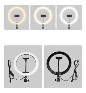 Foto 4 | Foto 4 | Anillo De Aro Con Luz Led De 33 Cm Betensh Tiktok Para Fotografía De Selfies - Venta Internacional.