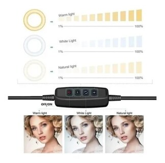 Foto 7 | Foto 7 | Anillo De Aro Con Luz Led De 33 Cm Betensh Tiktok Para Fotografía De Selfies - Venta Internacional.