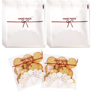Foto 1 | Foto 1 | Bolsas Para Galletas Topzea 500 Unidades Autoadhesivas Transparentes 14 X 14 Cm - Venta Internacional.