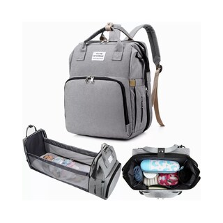 Foto 1 | Foto 1 | Mochila Bolsa Para Pañales Cambiador De Cuna Portátil 3 En 1 - Venta Internacional.
