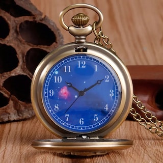 Foto 3 | Foto 3 | Reloj De Bolsillo El Principito De Cuarzo De Metal De 4 Cm Con Cadena - Venta Internacional.